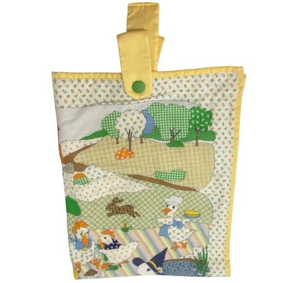 Handmade Cloth Nursery Wall Hanging 45x35 Fairy Tale Characters Parts or Repair - Picture 4 of 8